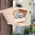thumbnail image 1 of Casita para pájaros, caja para pájaros de exterior, suministros para mascotas, decoración, nido colgante para pájaros, casa para pájaros para jardín, Estilo A, 1 of 8