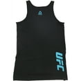 thumbnail image 2 of Reebok Womens Octagon Logo Tank Top, Black, Large, 2 of 2