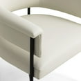 thumbnail image 4 of Taylor Cream Performance Vegan Leather Dining Chair, 4 of 7