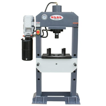 KAKA INDUSTRIAL HP-25 Electric Hydraulic Press，Hydraulic Electric Pump, H-Frame Shop Press with Gear Pump,25 ton Frame Capacity,9.8 in Stroke