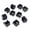 Black, variant on 10Pcs RJ11 RJ45 8P8C Black Computer Internet Networking Sockets Connector For Networking Sockets Accessories