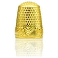 thumbnail image 2 of KAKOWELY 10Pcs Sewing Thimble Decorative Sewing Finger Protector Retro Style Thimble Finger Protection Thimble,0.94X"X0.71"X0.71", 2 of 4