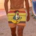 thumbnail image 6 of oelaio Funny Swim Trunks Men's Rooster Print Board Shorts Elastic Waist Drawstring Quick Dry Beach Shorts Multicolor XXL, 6 of 8