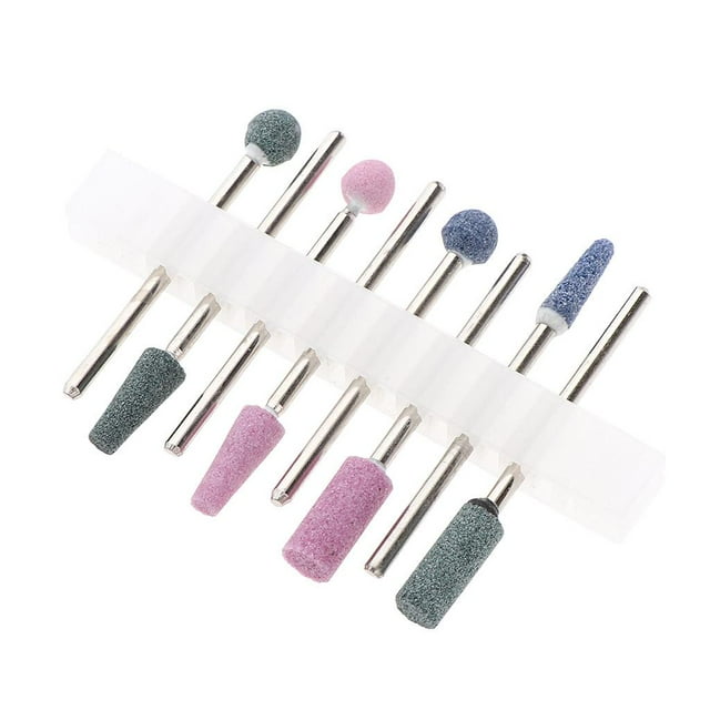 8 Piezas De De Uñas Manicura Pulido Eléctrico Pulido Conjunto De Herramientas De Manicura Cabeza Sunnimix Brocas para uñas