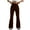 Coffee, variant on Capris Pants For Women High Waist Regular Solid Flared Workout Yoga Pants Trousers Seamless Womens Yoga Pants