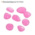thumbnail image 2 of Unique Bargains 900Pack Glow Rocks 13-17mm Decoration Pebbles Luminous Stones Decor Clear Pink, 2 of 8