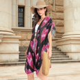 thumbnail image 4 of BZSMCE Women Creatively Galactic Love Pattern Print Beach Cover-ups Size:S-2XL, 4 of 7