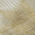 thumbnail image 2 of HomeRoots 671530 5 x 8 ft. Gold & Ivory Geometric Transitional Washable Machine Made Rectangle Area Rug with UV Protection, 2 of 7