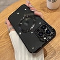 thumbnail image 5 of Compatible iPhone 12 Pro Aplicar a la funda para teléfono con revestimiento de lujo y logotipo transparente Agujero a prueba de golpes Compatible con Iphone 11 12 13 14 Pro Max Mi, 5 of 5