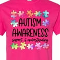 thumbnail image 4 of Inktastic Autism Awareness Support and Understanding Puzzle Pieces T-Shirt, 4 of 5