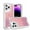 Pink/Lightpurple, variant on Case for iPhone 14 Pro Max, Glitter Cute Sparkle Case Hybrid Dual-Colors Gradient Women Girls Protective Phone Case Cover for iPhone 14 Pro Max, Bling Slim Shockproof Protection Cover,Pink/Lightpurple