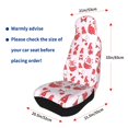 thumbnail image 4 of Sikiie Valentine Gnomes Car Seat Protector 2 Pack Car Seat Cushion Mat, Car Seat Covers for SUV, Truck, Van, 4 of 7