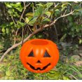 thumbnail image 4 of Teissuly Halloween Pumpkin Bucket 1Pc Small Plastic Pumpkin Bucket For Kids Pumpkin Bucket Pumpkin Pail Halloween Candy Bucket Halloween Pumpkin Basket, 4 of 9
