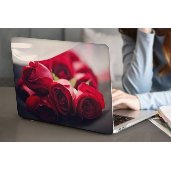 KSK KAISHEK Hard Shell Case Only Compatible 2016 - 2019 Rel. MacBook Pro 15" Touch ID + Black Keyboard Cover Model: A1707 A1990 Rose series 0492