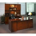 thumbnail image 3 of Mayline ST6ESP Sorrento Typical 6 U-Shaped Executive Office Desk Set, Espresso, 3 of 3
