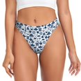thumbnail image 1 of Fotbe Seaside Primary Color Tanga Sin Costuras para Mujer con Estampado – Panties Invisibles, Transpirables y Cómodos para Uso Diario-X-Small, 1 of 6
