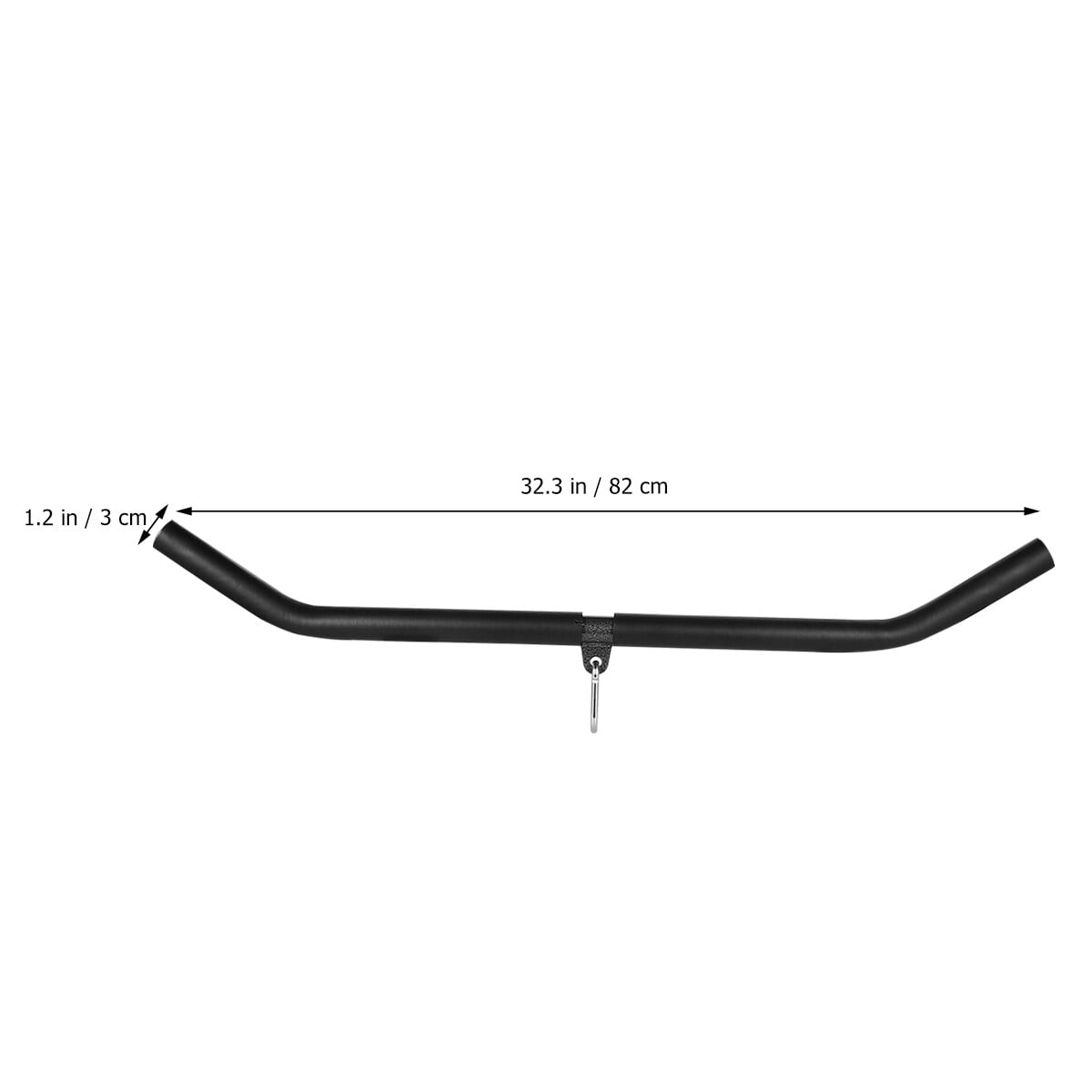 UPKOCH Practical Bicep Trainer Black Muscle Tension Bar for Back Shoulder and Arm Workouts