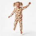 thumbnail image 6 of mgoYE Bamboo Viscose Toddler Kids Pajamas Set, Long Sleeve Boys Girls 2-Piece Snug Fit PJs, Cozy All-Season Jammies, Breathable, Stretchy, 6 of 9
