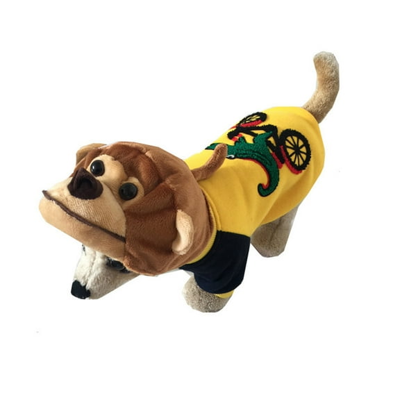 Amosfun Dog Hat Cute Pet Hat Monkey Pet Accessory Coffee 1Pack