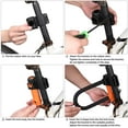 thumbnail image 4 of ValueMax Bike U-Lock Combination, Heavy Duty Bicycle U-Lock, 16mm Shackle and 6FT Security Cable with Sturdy Mounting Bracket and Keys for Bicycle, Scooter, Electric Bike, 4 of 8