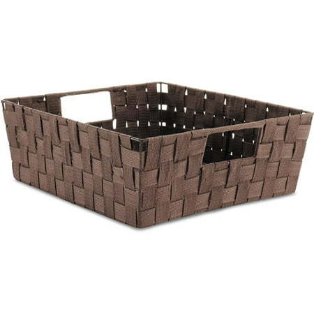Raffia Woven Tote - Whitmor Woven Strap Shelf Storage Tote, Multiple Colors