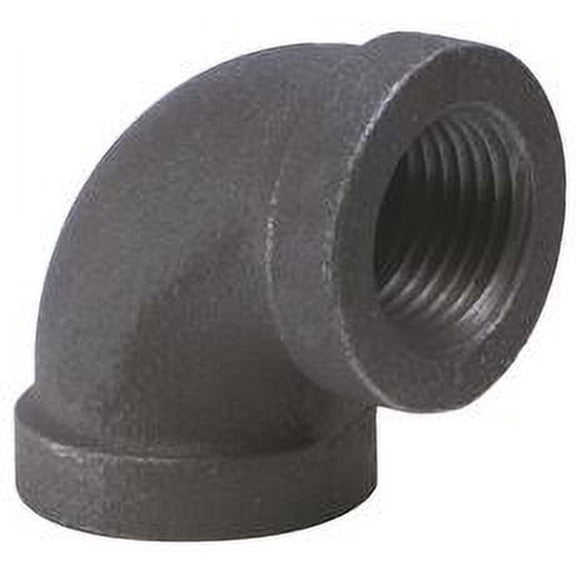 Black Malleable Elbow 90 Deg 2 In.