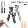 thumbnail image 2 of Soumake Nail Clippers with Glass File Ultra Sharp Heavy Duty Toe Clippers for Seniors German Stainless Steel Nail Clippers for Thick Nails, 2 of 8