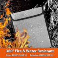 thumbnail image 4 of 3-Pack Fireproof and Waterproof Document Bags, 2000F Safe Pouch for Cash and Important Papers, 4 of 5