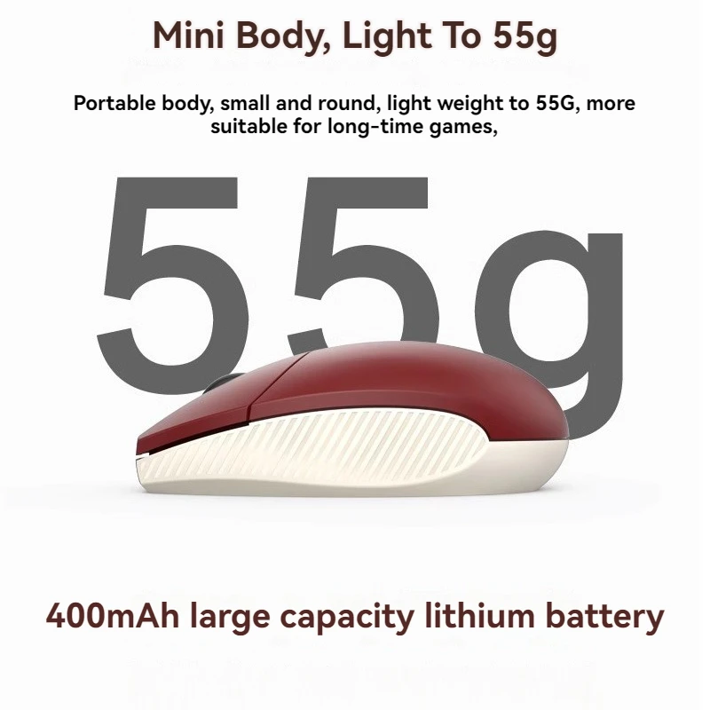 FKMINI4 Gaming Mouse Wireless, 3395 Sensor 8K/4K, Tri-Mode (2.4G/Bluetooth/Wired), for FPS/MOBA PC Gamer