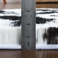 thumbnail image 5 of GlowSol 4' x 6' Area Rug Modern Plush Shag Rug Black White Tie-Dyed Rug Ultra Soft Thick Carpet Non-Skid Throw Carpet for Dining Room Home Office, 5 of 6