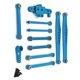 thumbnail image 2 of RC Car Upgrade Fixed Rod Steering Group Servo Arm Kit Blue, 2 of 5