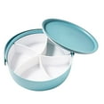 thumbnail image 4 of unbranded Azul Para Aperitivos Y Snacks Con Dividido Resistente Y Duradero, 4 of 8