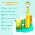 thumbnail image 4 of Kid's Electric Toothbrush Set & Replacement Heads 2 Pack - Jovie The Giraffe, 4 of 8
