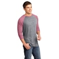 thumbnail image 4 of District DT162 T-Shirt Young Men's Microburn 3/4-Sleeve Raglan Tee, 4 of 6