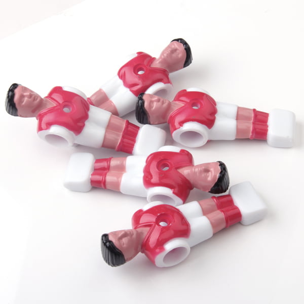 4.3inch Durable Plastic Foosball Man Table Football Part Guys Figure Red 