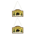 thumbnail image 4 of Moyic Letrero colgante de puerta de Navidad, colgador de pared feliz de , ventana, oso, accesorios de decoración, colgante para jardín, Tipo 6 2Conjunto, 4 of 6