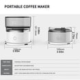 thumbnail image 2 of Household Battery Powered Portable Automatic Coffee Maker Handheld Drip Coffee Machine Companion Powder Coffee Maker, 2 of 9