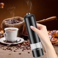 thumbnail image 5 of Dianli Automatic Pepper Grinder, Stainless Steel Electric Mill with Adjustable Coarseness, One-Handed Operation, Refillable, Battery Operated (Batteries Not Included), Black/Silver Christmas Gift, 5 of 7