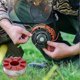 thumbnail image 5 of 36V Cordless Lawn Mower Replacement Cap and Sprocket for 3-Spool Cutting Deck, 5 of 5