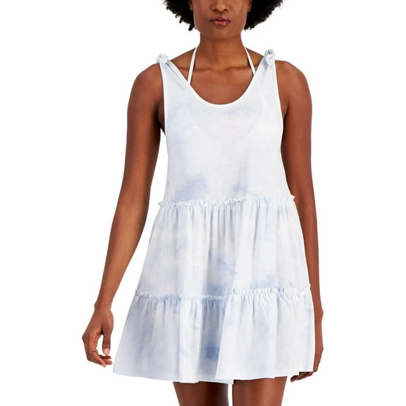 Miken Womens Juniors Cotton Dress Cover-Up