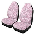 thumbnail image 4 of Garronmavis Fuzzy Car Seats Covers 2 Piece Bucket Cushion Protectors Men Women Washable Car Accessories Pink Leopard, 4 of 7