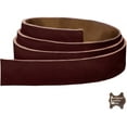 thumbnail image 4 of ELW Burgundy Latigo Leather 5-6 oz. 2-2.4mm Straps, Belts, Strips 2-1/4" 5.7cm Wide X 72" 1.8m Length Full Grain Leather Cowhide DIY Arts & Craft Projects, Clothing, Jewelry, Wrapping, 4 of 7