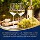 thumbnail image 5 of Copas de vino de cristal NutriChef, 2 elegantes copas altas de vino tinto y blanco con tallo transparente, transparentes, 5 of 8