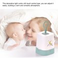 thumbnail image 4 of Naiovety Luz de noche recargable, decoración LED para dormitorio, mesita de noche, lámpara de para dormir de emergencia, iluminación Electrodomésticos Verde, 4 of 6