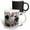 Multicolor, variant on 3drose, Greece, Santorini, Feral Cats Greeting Eachother., 11oz Two-tone Black Mug