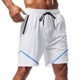 thumbnail image 5 of Mgmyaa Mens Summer Shorts Elastic Waist Casual Sports with Zipper Pockets, 5 of 8