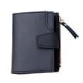 thumbnail image 1 of Monedero de mujer Laklulu corto con cremallera, cartera multitarjetas, monedero de mujer de tres pliegues, 1 of 5