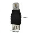 thumbnail image 6 of TONKBEEY Ethernet RJ11 6P2C to USB Female Plug Network Adapter 4 Pin USB-A Connector Landline Phone Adapter, 6 of 6