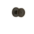 thumbnail image 2 of Grandeur Geosol_Prv_238 Georgetown Solid Brass Rose Privacy Knob Set - Grey, 2 of 5
