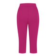 thumbnail image 4 of Pink Leggings for Women Leggings for Women High Waisted Cutout Yoga Lightweight Cozy Cropped Pants Solid Soft Pajams Pants Woman Pants Clearance, 4 of 6